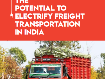 The Potential to Electrify Freight Transportation in India 